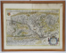 Harta 'Hungariae Descriptio', de Abraham Ortelius, Atlasul Theatrum Orbis Terrarum, Antwerp, 1581