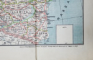 HARTA ROMANIEI  - FIZICA ,  ADMINISTRATIVA , TURISTICA CU DRUMURILE DIN TARA , SCARA 1 / 1.500.000  intocmita  de M.D. MOLDOVEANU , 1934