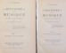 HISTOIRE DE LA MUSIQUE. DES ORIGINES A LA MORT DE BEETHOVEN par J. COMBARIEU, TOME I-II  1913