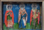 Icoana Romaneasca pe lemn, pictata pe ambele fete, Sec. XVIII