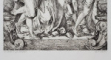 IISUS DUCAND CRUCEA , GRAVURA de ALBERT QUANTIN dupa HOLBEIN , SEC. XIX