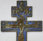 IIsus Rastignit, Crucifix din Bronz si Email, Rusia, cca. 1900