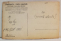 IMPARATUL NAPOLEON BONAPARTE LA MASA DE SCRIS , GRAVURA COLORATA , CARTE POSTALA , INCEPUTUL SEC. XX