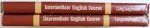 INTERMEDIATE ENGLISH COURSE , PROGRAMMES 1-10 , 11-21 by DENNIS WARE , VOL. I - II , 1982