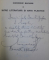 INTRE LITERATURA SI ARTE PLASTICE de GH. MACARIE , 1998 , DEDICATIE*