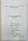 ISTORIA GANDIRII LINGVISTICE ROMANESTI , TEXTE COMENTATE , VOLUMUL I , 1987 , DEDICATIE *