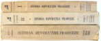 ISTORIA REVOLUTIEI FRANCEZE de THOMAS CARLYLE, VOL I-III  1946