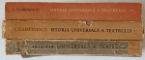 ISTORIA UNIVERSALA A TEATRULUI , VOLUMELE I - III de ION ZAMFIRESCU , 1958