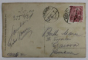 ITALIA , TURISTI LA BORDUL UNUI VAPOR , FOTOGRAFIE TIP CARTE POSTALA , 1912