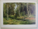 IVAN IVANOVICI SHISHKIN ,ALBUM DE ARTA CU LUCRARILE PICTORULUI ,  EDITIE IN LIMBA RUSA , 1964