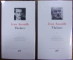 JEAN ANOUILH  THEATRE , 2 VOL , EDITIE DE LUX , GALLIMARD 2007