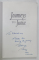 JOURNEYS  TO JUSTICE by PHILIP HUNT , 1996 , DEDICATIE *