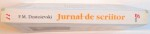 JURNAL DE SCRIITOR, VOL.I de F.M. DOSTOIEVSKI, 1998