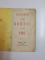KALENDAR PENTRU ROMANI ILUSTRATE CU 6 ATAMPE PE ANUL 1861 , ANUL XX IASSII