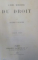 L ' IDEE MODERNE DU DROIT par ALFRED FOUILLEE , 1890