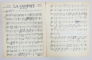 LA CARPATI, MARS PATRIOTIC - PARTITURA, CROMOLITOGRAFIE cca. 1900