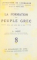LA FORMATION DU PEUPLE GREC , AVEC SEPT CARTES DANS LE TEXTE par A. JARDE , 1923