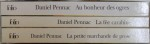 LA PETITE MARCHANDE DE PROSE; LA FEE CARABINE; AU BONHEUR DES OGRES; VOL.I-III par DANIEL PENNAC , 1985, 1987, 1989