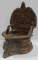 Lampa din bronz pentru ulei, India, Secol XIX