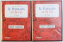 LE FRANCAIS ET LA VIE par G. MAUGER/ M. BRUEZIERE VOL. I - III , et 4 CASSETTES , 1971