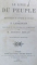 LE LIVRE DU PEUPLE, DU PASEE ET DE L'AVENIR DU PEUPLE par F. LAMENNASI, PARIS 1866