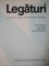 LEGATURI ( ARTISTI PLASTICI ROMANI DIN UNGARIA ) de STEFAN OROIAN , IOAN RUJA , STELA SANTAU , GABRIELA MESZAROS , Budapesta 1985
