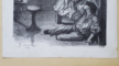 LES FEDERES A LA CONCIERGERGERIE , LITOGRAFIE dupa G. COURBET , 1871
