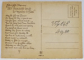 LES HARICOTS VERTS MAITRE D 'HOTEL  , CARTE POSTALA ILUSTRATA , LITOGRAFIE SEMNATA JEAN PARIS , CU RETETA  CULINARA PE VERSO , TEXT IN LB. FRANCEZA ,  1946
