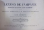LEXICON DE CAMPANIE ROMAN - RUS - BULGAR - GERMAN ALCATUIT PENTRU TREBUINTELE ARMATEI ROMANE de EMANUIL GRIGOROVITZA (1897)