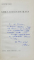 LIRICA LUI LUCIAN BLAGA de DUMITRU MICU , 1967 , DEDICATIE *