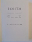 LOLITA , VLADIMIR NABOKOV 1955