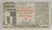 LOTERIA DE STAT PE CLASE , BILET NR. 1979 b , TRAGEREA LA 28 FEBRUARIE SI 1 MARTIE 1946 , STAMPILA  COLECTORULUI  PE VERSO