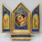 Madona cu Pruncul, Triptic Italian decorat in stil Florentin, cca. 1900