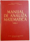 MANUAL DE ANALIZA MATEMATICA , VOL I - III , 1963