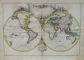 MAPPE-MONDE, DECRISPION DU GLOBE TERRESTRE par Rizzi Zannoni - Paris, 1770