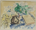 Max Arnold (1897 - 1946) - Natur statica cu flori si carte