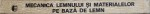 MECANICA LEMNULUI SI MATERIALELOR PE BAZA DE LEMN de IOAN CURTU si NICOLAE GHELMEZIU , 1984