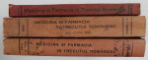 MEDICINA SI FARMACIA IN TRECUTUL ROMANESC , VOLUMELE I - III de POMPEI GH. SAMARIAN , 1935 - 1938