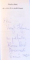 MI-E DOR DE-O POHTA BUNA de FLORICA BUD , 2011 , DEDICATIE*