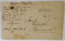 MILITAR ROMAN IN UNIFORMA , CU CHIPIU SI SABIE , FOTOGRAFIE FORMAT CARTE POSTALA , 1912
