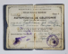 MINISTERUL COMUNICATIILOR - CARNET DE IDENTITATE PENTRU FUNCTIONARIII PUBLICI , CLASA 3 , EMIS 1929