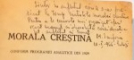 MORALA CRESTINA PENTRU CLASA A VI A , EDITIA A II A , 1930
