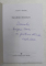 MORALITATI ELEMENTARE de VASILE MORAR , 2004, DEDICATIE *