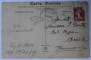 NAPOLEON BONAPARTE , PORTRET , GRAVURA COLORATA  TIP CARTE POSTALA , CIRCULATA , DATATA 1908