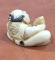Netsuke din fildes, Japonia, Sec. XIX