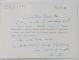 NICOLAE STEINHARDT, FELICITARE DE CRACIUN  SCRISA SI SEMNATA OLOGRAF , EXPEDIATA DE LA MANASTIREA ROHIA , 1988