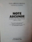NOTE ASCUNSE de ELIE MIRON CRISTEA , Cluj Napoca 1999