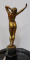 Nud, Statueta din bronz aurit, Secol 20