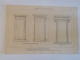 ORDINELE GRECESTI SI ROMANE , CULEGERE DE ELEMENTE DIN ARHITECTURA CLASICA , PARTEA I , STUDIUL COMPARATIV AL ORDINELOR GRECESTI SI ROMANE , 50 DE PLANSE INSOTITE DE UN TRATAT ELEMENTAR DESPRE ORDINE de G. GROMOT , 1955