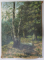 Padurea din Fontainebleau - Semnat ilizibil, Franta, Sfarsit de Secol XIX